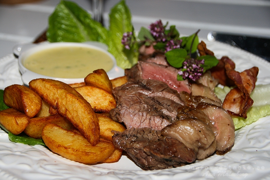 GRILLAD ENTRECOTE MED HEMMASLAGEN BEARNAISE