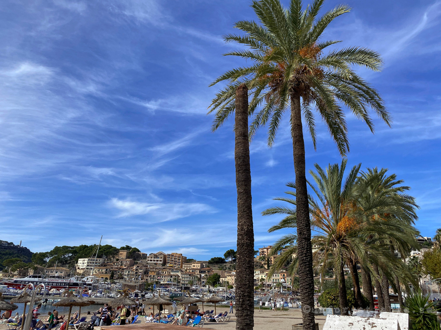 Port de Soller, Soller, apelsintåget & restaurang Mar y sol Mallorca