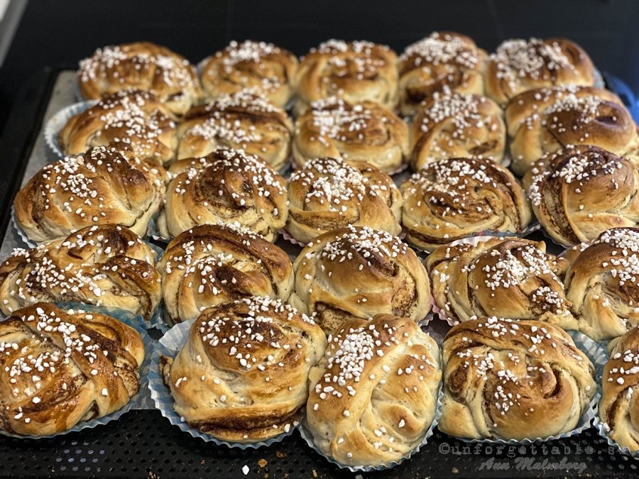 Stora goda kanelbullar