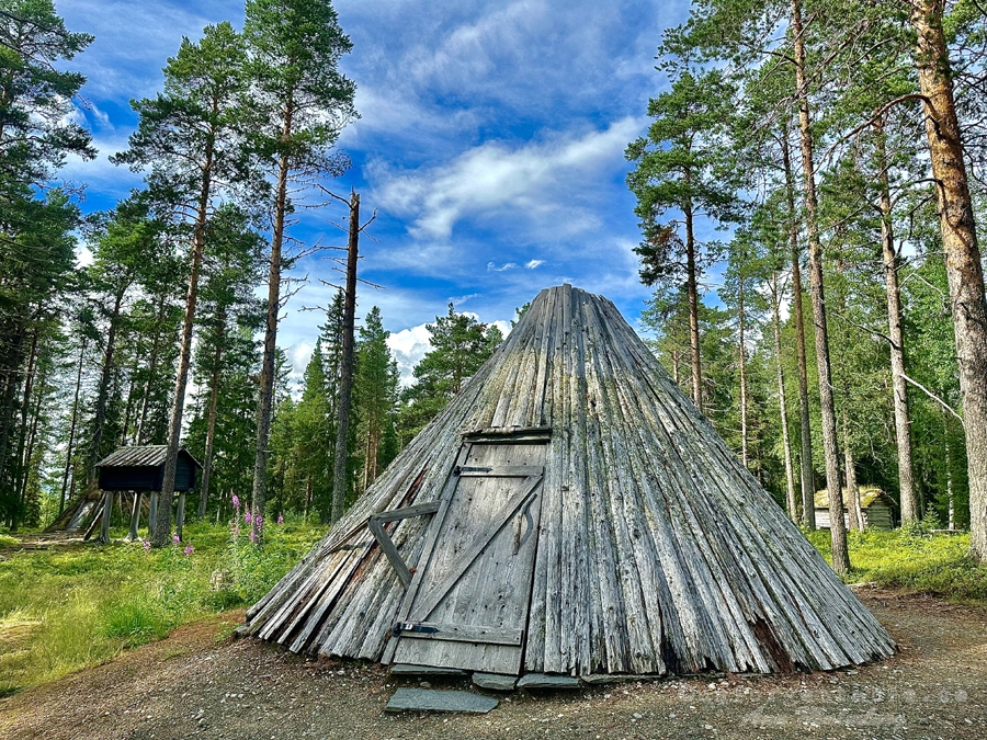 Camp Saiva, Samevistet, Kyrkstaden, Vilhelmina, Lappland