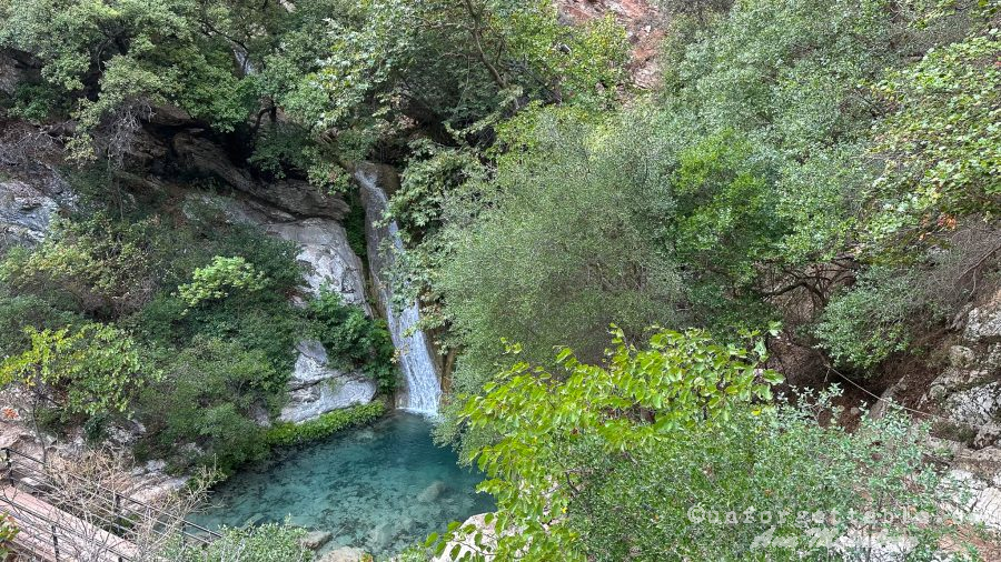 Neda waterfalls Grekland